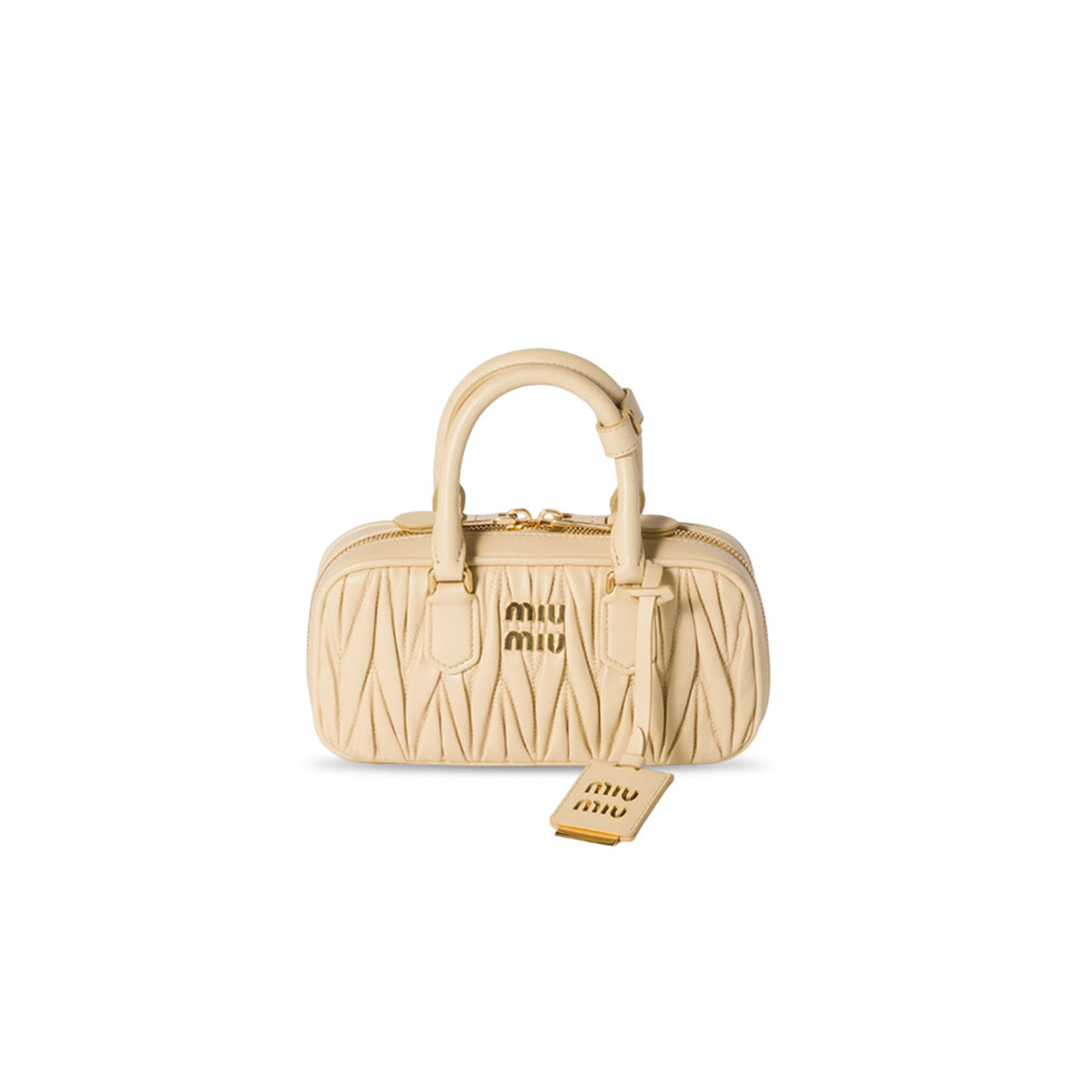 MIU MIU ARCADIE MATELASSÉ NAPPA LEATHER MINI-BAG 5BP088 (19*10*5cm)